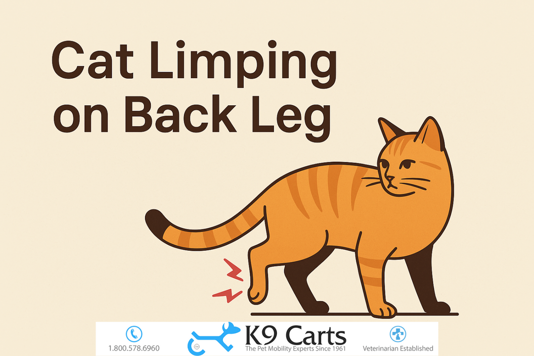 Cat limping back leg