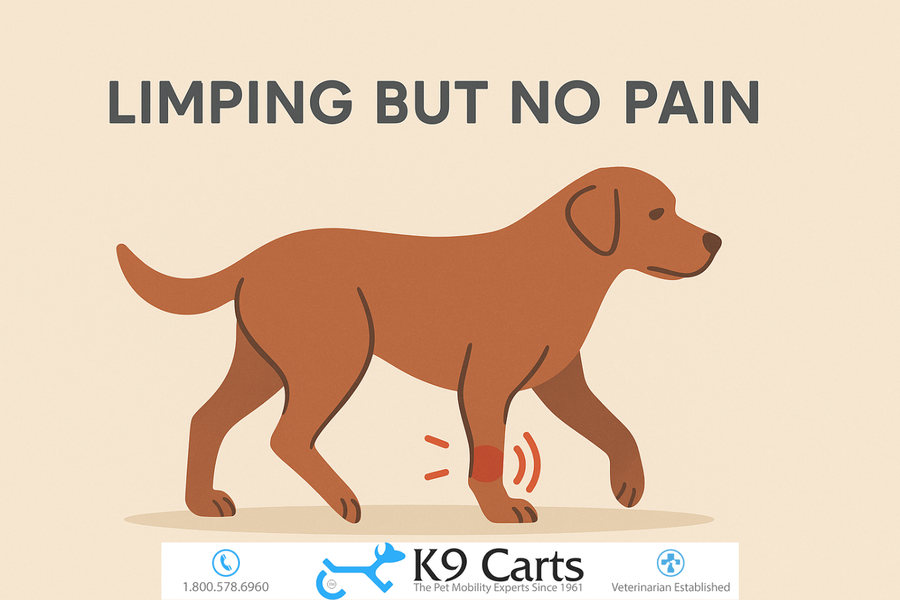 Dog Limping but Shows No Sign of Pain: Causes and What to Do – K9 Carts