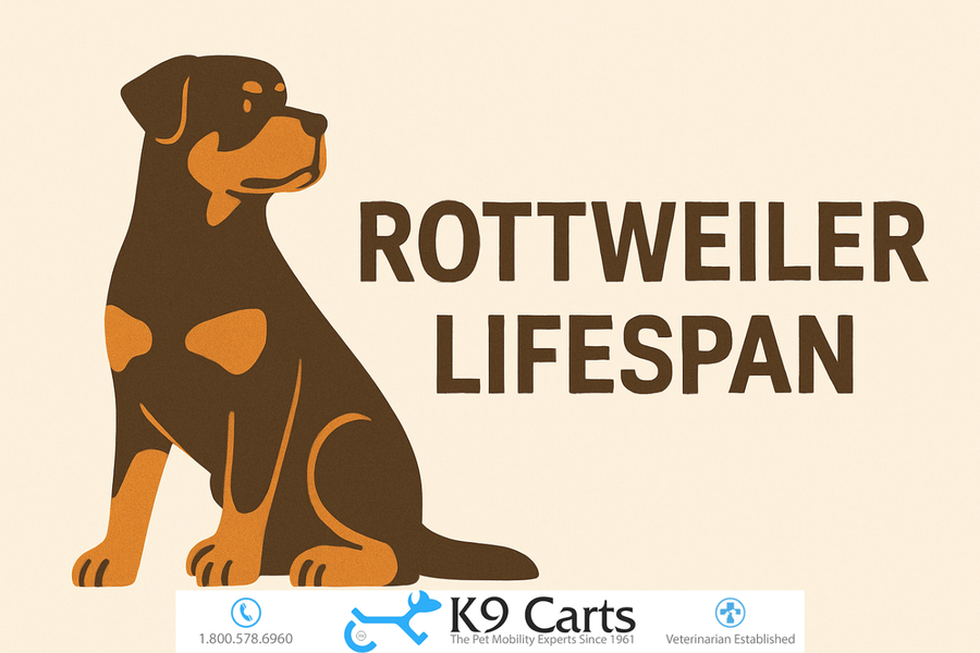How Long Do Rottweilers Live? Lifespan and Care Tips – K9 Carts