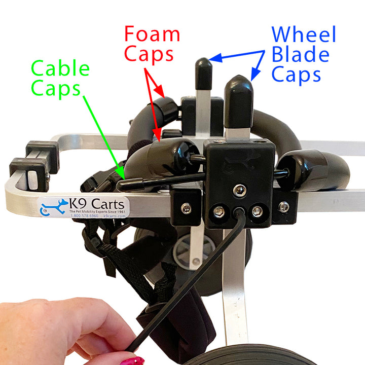 K9 Carts Wheelchair Caps