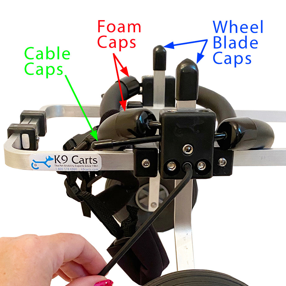 K9 Carts Wheelchair Caps